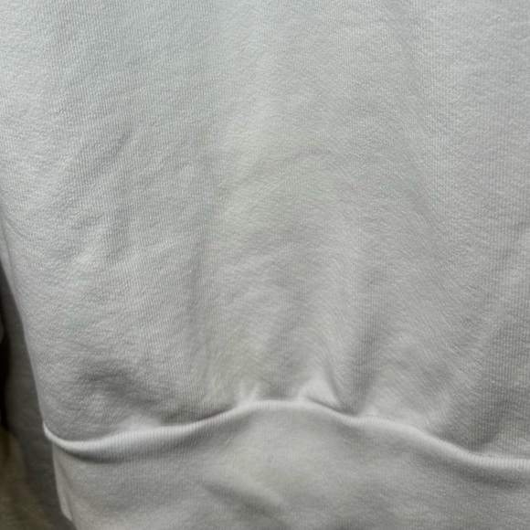 TALENTLESS Heavyweight White Women’s Hoodie Zipper Sweater Size Large - Picture 4 of 7